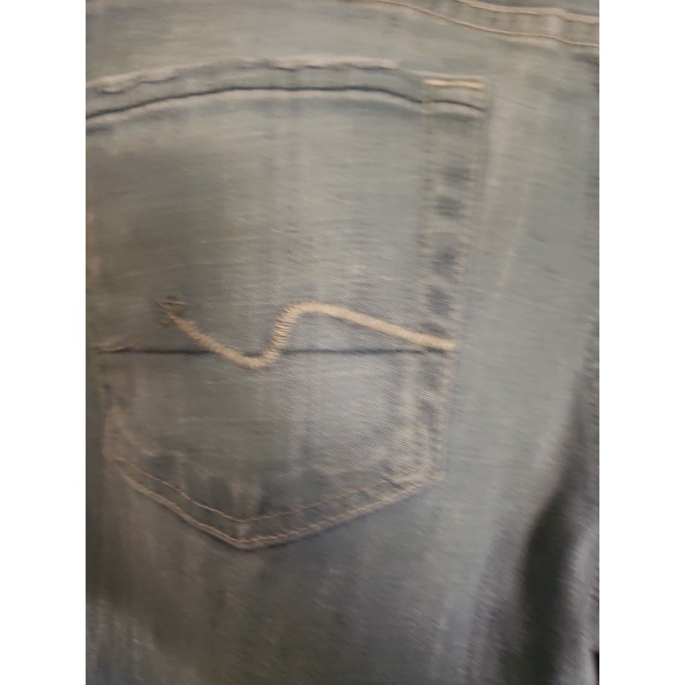 7 For All Mankind Women's Straight Leg Jeans Size 29, Light Wash - Picture 9 of 14
